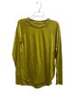 Athletic Top Long Sleeve Collar By Tek Gear In Green, Size: M Online now