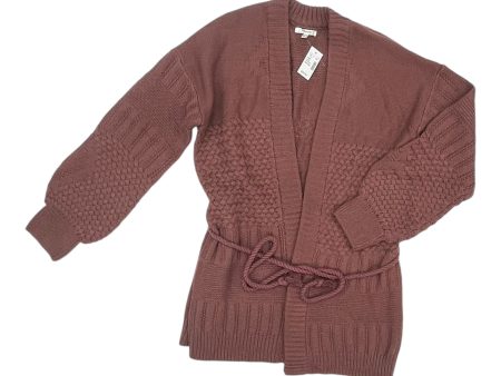 Sweater Cardigan By Maurices In Mauve, Size:M Discount