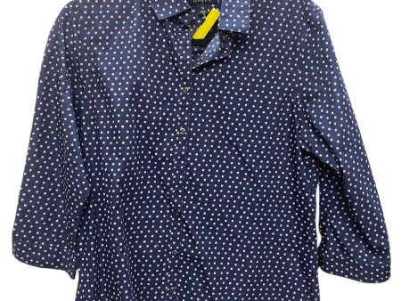 Top Long Sleeve By Lands End In Navy, Size: M Hot on Sale