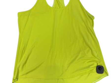 Athletic Tank Top By Athleta In Yellow, Size: 1x For Sale