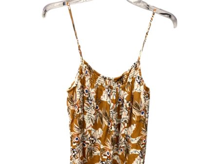 Top Sleeveless By Evereve In Yellow, Size: M Supply