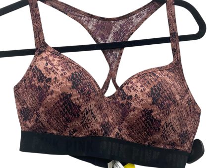 Athletic Bra By Pink In Snakeskin Print, Size: L Supply