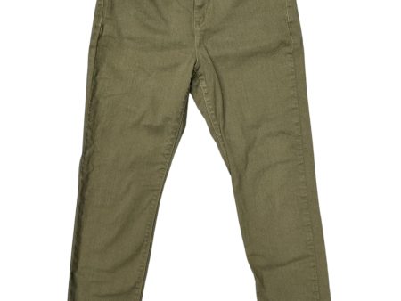 Pants Cropped By Michael By Michael Kors In Green, Size: 4 Hot on Sale