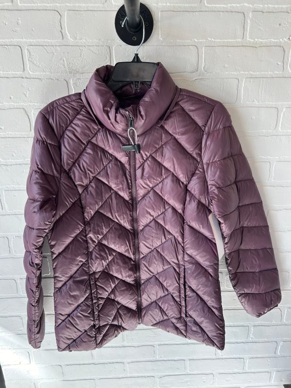 Coat Puffer & Quilted By London Fog In Purple, Size: M Online now