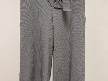 Pants Wide Leg By Zara In Grey, Size: L Cheap