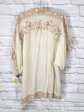 Cardigan Designer By Johnny Was In Cream, Size: S Online Hot Sale