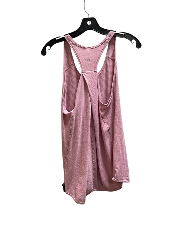 Athletic Tank Top By Lululemon In Pink, Size: 6 For Cheap