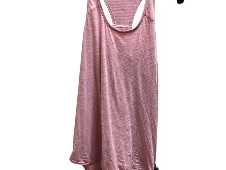 Athletic Tank Top By Lululemon In Pink, Size: 6 For Cheap