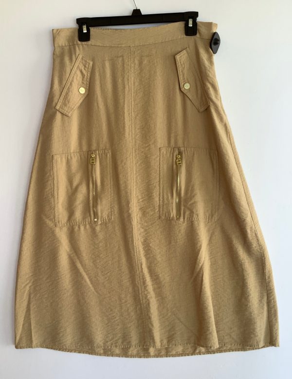 Skirt Maxi By Dkny In Tan, Size: L Online now