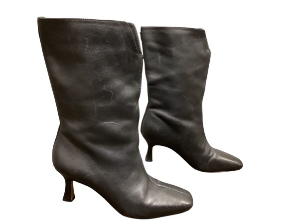 Boots Leather By Sam Edelman In Black, Size: 7.5 Fashion