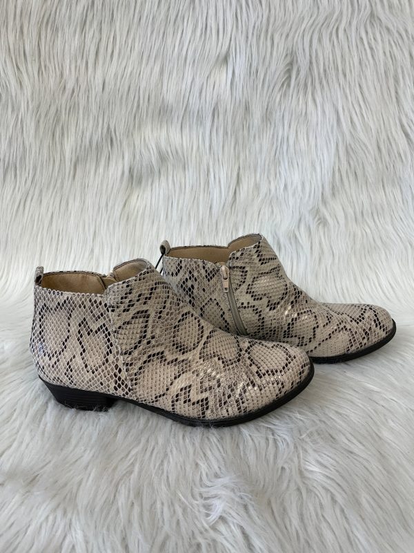 Boots Ankle Heels By Clothes Mentor In Snakeskin Print, Size: 9 Supply