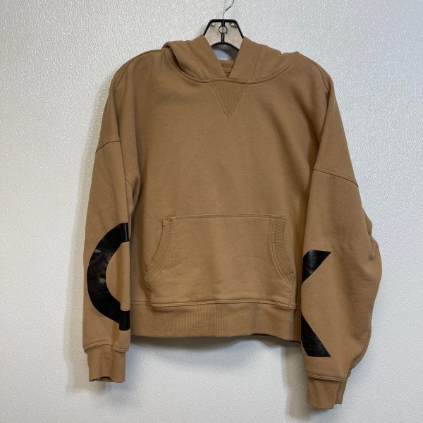 Sweatshirt Hoodie By Calvin Klein O In Tan, Size: M Sale