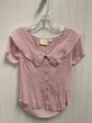 Blouse Short Sleeve By Maeve In Pink, Size: Xs Sale