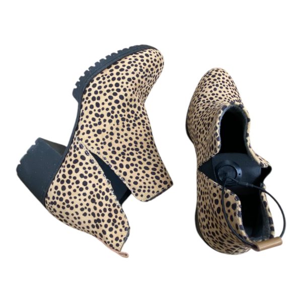 Boots Ankle Heels By Dr Scholls In Animal Print, Size: 10 Online