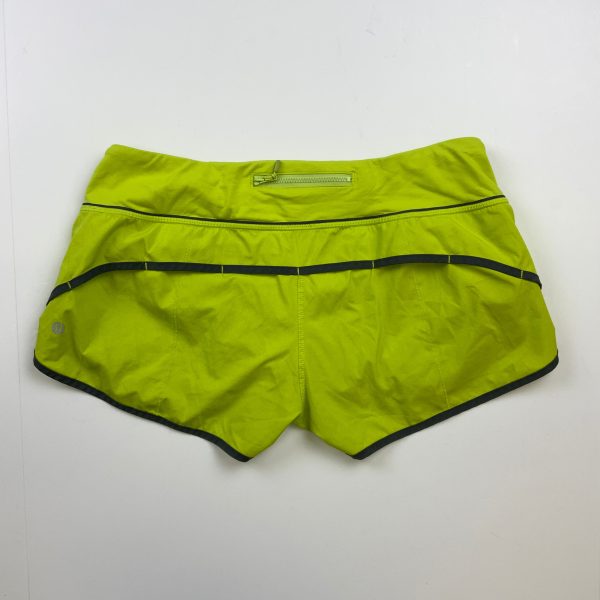 Athletic Shorts By Lululemon In Green, Size: 8 For Discount