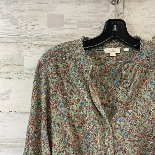 Blouse Long Sleeve By Fatface In Green, Size: S on Sale