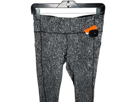 Athletic Leggings By Lululemon In Black & Grey, Size: 6 Online Sale