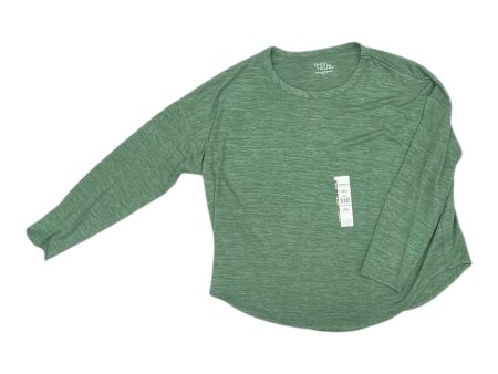 Top Ls By Time And Tru In Green, Size:Xl For Cheap