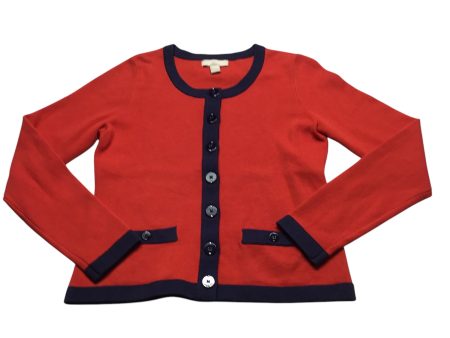 Cardigan By Banana Republic In Blue & Red, Size: M Sale