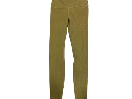 Athletic Leggings By Lululemon In Green, Size: 4 Online