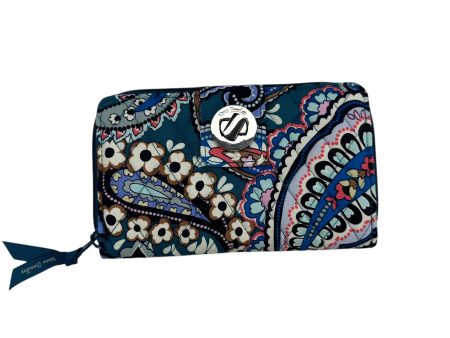 Wallet By Vera Bradley In Blue & Red, Size:Medium Hot on Sale