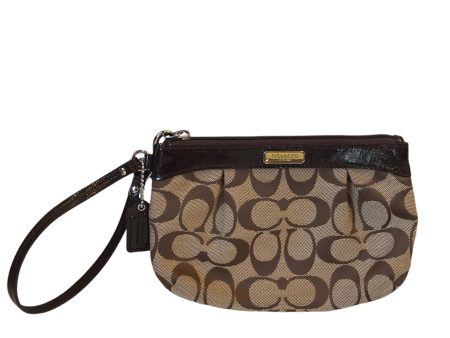 Wristlet Designer By Coach In Brown, Size:Medium Online