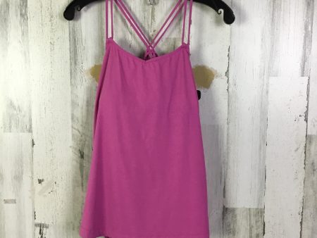 Athletic Tank Top By Lululemon In Pink, Size: M Cheap