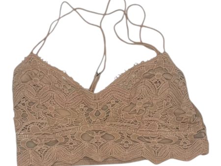 Bralette By Free People In Tan, Size:L Sale