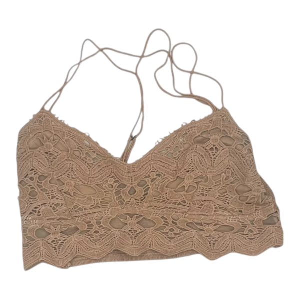 Bralette By Free People In Tan, Size:L Sale