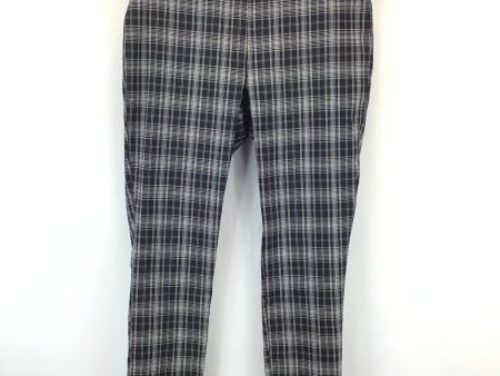 Pants Cropped By Tommy Hilfiger In Plaid Pattern, Size: 8 Online