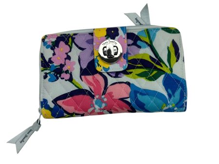 Wallet By Vera Bradley In Blue & Purple, Size:Medium Hot on Sale