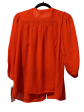 Blouse Long Sleeve By Nanette By Nanette Lepore In Orange, Size: M Supply