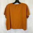 Athletic Top Short Sleeve By Athleta In Orange, Size: Xl Supply