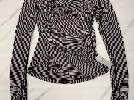 Athletic Top Long Sleeve Crewneck By Lululemon, Size: 6 Sale