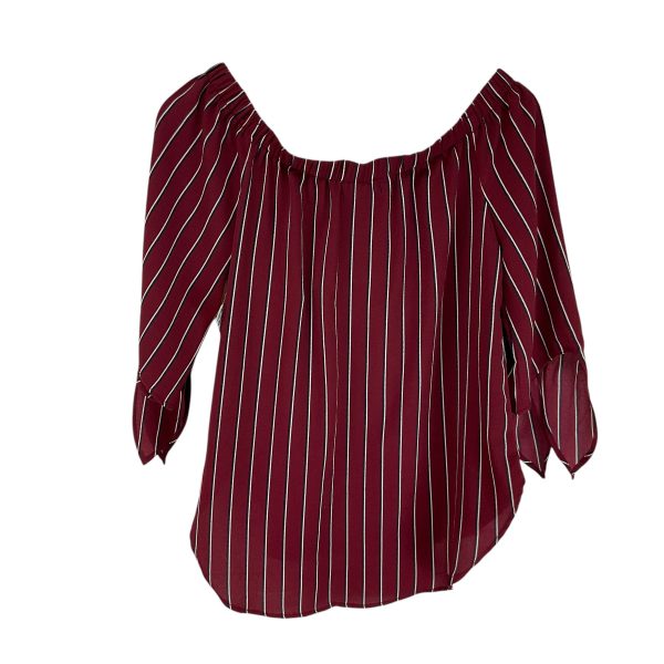 Top 3 4 Sleeve Basic By Staccato In Striped Pattern, Size: S Supply