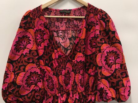 Top 3 4 Sleeve By House Of Harlow In Pink, Size: L Fashion