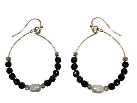 Beaded Drop Earrings Featuring Faux Pearl Accents By Unbranded Online Sale