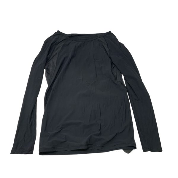 Athletic Top Long Sleeve Crewneck By Lululemon In Black, Size: S Sale