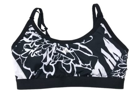 Athletic Bra By Adidas In Black & White, Size: Xl Online