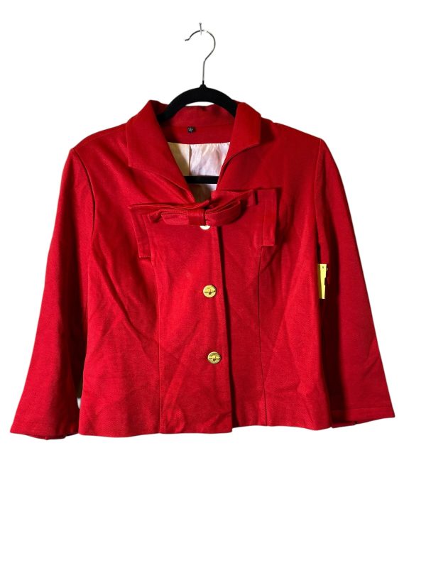 Blazer By Clothes Mentor In Red, Size: S on Sale