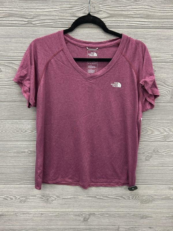 Athletic Top Short Sleeve By The North Face In Purple, Size: Xxs Sale