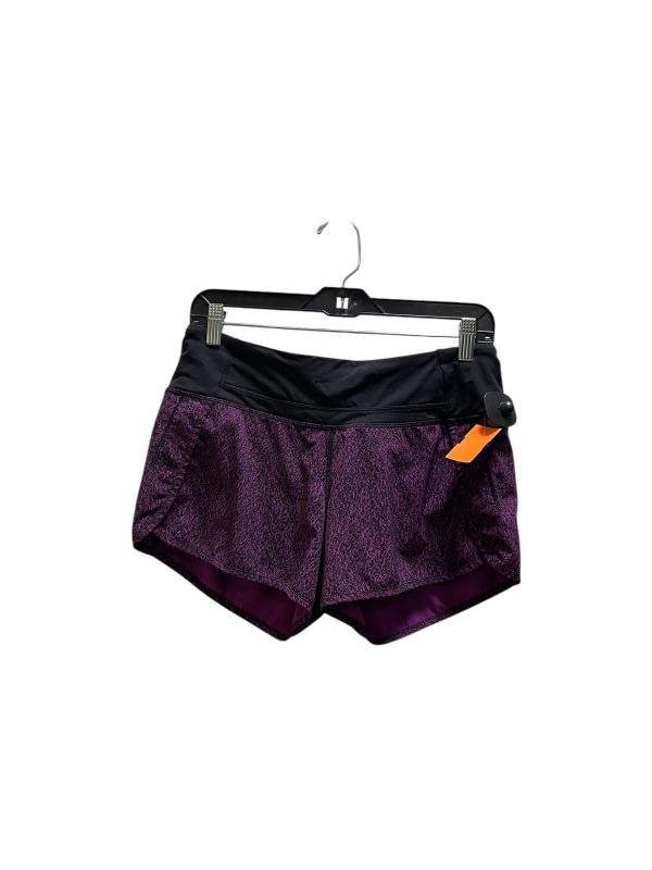 Athletic Shorts By Lululemon In Purple, Size: 6 Cheap