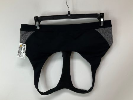 Athletic Bra By Lululemon In Black & Grey, Size: 10 Discount