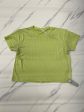 Athletic Top Short Sleeve By Lululemon In Green, Size: 8 For Discount