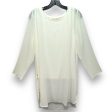 Relaxed Elegance Tunic Blouse By Soft Surroundings In Cream, Size: M Fashion