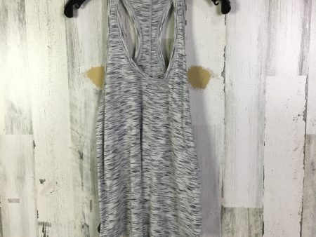 Athletic Tank Top By Lululemon In Grey & White, Size: S Cheap