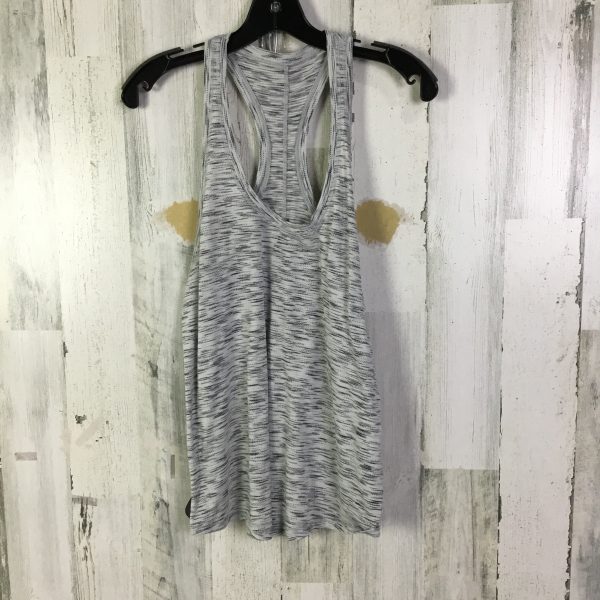 Athletic Tank Top By Lululemon In Grey & White, Size: S Cheap