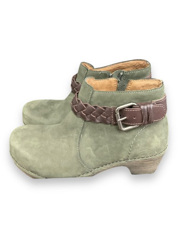 Boots Ankle Flats By Dansko In Green, Size: 5.5 Hot on Sale