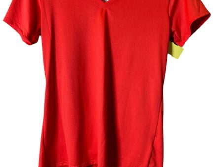 Athletic Top Short Sleeve By Nike In Red, Size: M Fashion