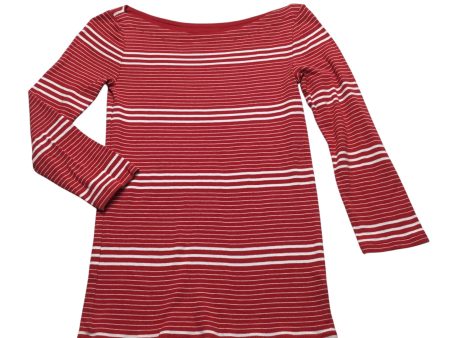 Top Long Sleeve Basic By Gap In Striped Pattern, Size: Xs For Sale